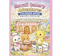 Kawaii Bakery Adventures: Colouring Book for Girls Ages 8-12