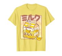 Kawaii Banana Milk Shake Retro 90s Japanese Anime Aesthetic T-Shirt