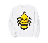 Kawaii Banana Spider Cute Cartoon Insect Design Sweatshirt