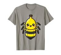 Kawaii Banana Spider Cute Cartoon Insect Design T-Shirt