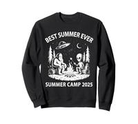 Kawaii BEST SUMMER EVER CAMP 2025 Alien Bigfoot Campsite Sweatshirt