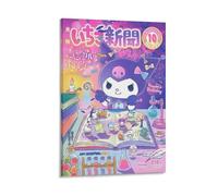 Kawaii Blue Pink Girl My Cute Melody Anime Posters For Room Aesthetic Canvas Bathroom Art Wall Decor Photo Prints 12x18inch(30x45cm)