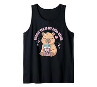 Kawaii Boba Tea Capybara Bubble Tea is My Pawssion Tank Top