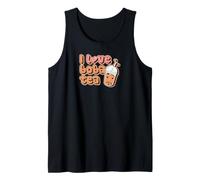Kawaii Boba Tea Themed I Love Boba Tea Tank Top