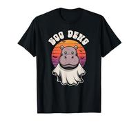 Kawaii Boo DENG Baby Pygmy Hippo Creepy Ghost Haunted House T-Shirt