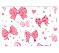 Kawaii Bows Hearts Glass Chopping Board Large Kitchen Worktop Saver 39 x 28cm