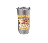 Kawaii Breakfast Bunch Pancake Bacon and Eggs Stainless Steel Insulated Tumbler