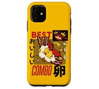 Kawaii Breakfast Combo - Cute Egg, Bacon and Sausage Cartoon Case for iPhone 11