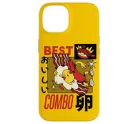 Kawaii Breakfast Combo - Cute Egg, Bacon and Sausage Cartoon Case for iPhone 14