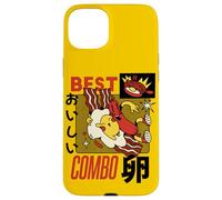 Kawaii Breakfast Combo - Cute Egg, Bacon and Sausage Cartoon Case for iPhone 15 Plus