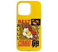 Kawaii Breakfast Combo - Cute Egg, Bacon and Sausage Cartoon Case for iPhone 15 Pro Max