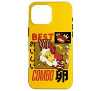 Kawaii Breakfast Combo - Cute Egg, Bacon and Sausage Cartoon Case for iPhone 16 Pro Max