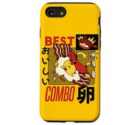 Kawaii Breakfast Combo - Cute Egg, Bacon and Sausage Cartoon Case for iPhone SE (2020) / 7 / 8