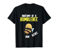 Kawaii Bumblebee Lover Anatomy of a Bumblebee Cute Beekeeper T-Shirt