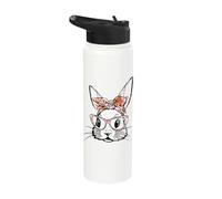 Kawaii Bunny Face Easter Sunday Egg Easter Stainless Steel Insulated Water Bottle