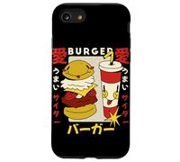 Kawaii Burger and Soda Japanese Retro Style Cute Cartoon Case for iPhone SE (2020) / 7 / 8