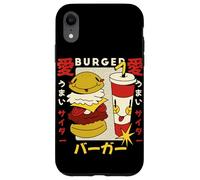 Kawaii Burger and Soda Japanese Retro Style Cute Cartoon Case for iPhone XR