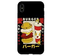 Kawaii Burger and Soda Japanese Retro Style Cute Cartoon Case for iPhone XS Max