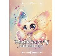 Kawaii Butterfly Coloring Book Vol 2 (Butterflies)