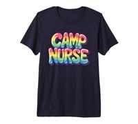 Kawaii Camp Nurse Nursing Appreciation Drip Unit School Premium T-Shirt