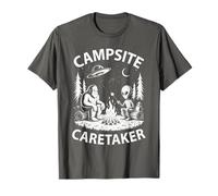 Kawaii Campsite Caretaker Bigfoot Alien Alien Bigfoot T-Shirt
