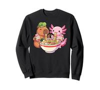 Kawaii Capybara Axolotl Turtle Ramen Strawberry Milk Anime Sweatshirt