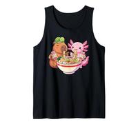 Kawaii Capybara Axolotl Turtle Ramen Strawberry Milk Anime Tank Top