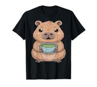 Kawaii Capybara Boba Tea Matcha Lover Mood T-Shirt