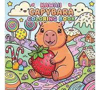 Kawaii Capybara Coloring Book
