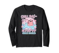 Kawaii Capybara Hot Spring Long Sleeve T-Shirt