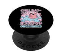 Kawaii Capybara Hot Spring PopSockets Adhesive PopGrip