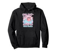 Kawaii Capybara Hot Spring Pullover Hoodie