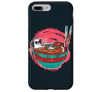Kawaii Cat Anime Cats Eating Japanese Noodles Ramen Case for iPhone 7 Plus/8 Plus