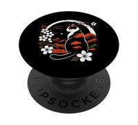 Kawaii Cat Anime Japanese Retro Men Women Kids Funny Cat PopSockets Adhesive PopGrip