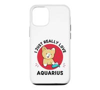 Kawaii Cat I Just Really Love Cute Aquarius Lover Case for iPhone 12/12 Pro