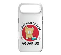 Kawaii Cat I Just Really Love Cute Aquarius Lover Case for iPhone Air