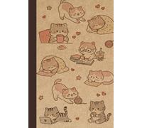 Kawaii Cat Journal: Cute Cat Notebook: Japanese Cozy Aesthetic for Teens, Adults, School & Stationery Gift Idea