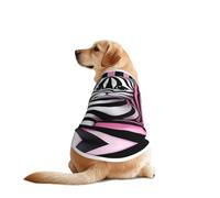 Kawaii Cat Op Art Dog Shirt Vest Dog Clothes- Breathable Cooling for Big Dogs, Sun Protection Comfort Wear for Golden Retriever, Husky, Alaska Outdoor Activities 3X-Large