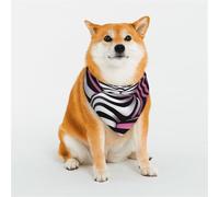 Kawaii Cat Op Art Pet Scarf Stylish Triangle Bid Scarf Bandana Pet Accessory,Washable Pet Kerchief for Girl Boy Dogs or Cats Large