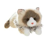 Kawaii Cat Plush Pillow, squ-ishy Cuddle Stuffed Cat Toy | Soft Plush Material, Realistic | Cute Room Decor for Kids Girls Teens, Birthday