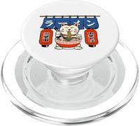 Kawaii Cat Ramen Noodles Maneki Neko Japanese Design PopSockets PopGrip for MagSafe
