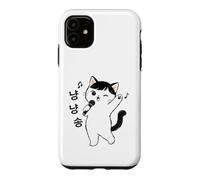 Kawaii Cat Singing Kpop Seoul South Korea Travel Souvenir Case for iPhone 11