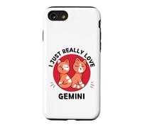 Kawaii Cats I Just Really Love Gemini Lover Case for iPhone SE (2020) / 7/8