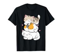 Kawaii Cats Sleeping Cat Lovers Cute Cats T-Shirt