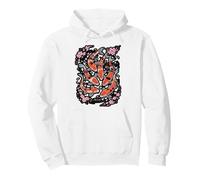 Kawaii Cherry Blossom Koi Fish Japanese Sakura Carp Pullover Hoodie