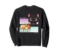 Kawaii Chibi Cat Ramen Anime Manga Japanese Otaku Sweatshirt