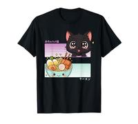 Kawaii Chibi Cat Ramen Anime Manga Japanese Otaku T-Shirt