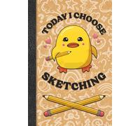 Kawaii Chick Sketchbook 6 x 9: Funny I Choose Violence Chick, choosing to Sketch, Notebook for Drawing or doodling 112 Pages with cute chick bottom ... for Sketching or journal. Chicken lover gift