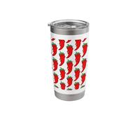 Kawaii Chili Pepper Pattern Stainless Steel Insulated Tumbler