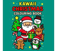 Kawaii Christmas, bold and easy colouring book